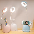 Study DeskLight With Pen Holder Flexible Reading Light